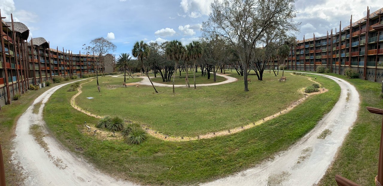 Disney’s Animal Kingdom Lodge Villas Outside Panorama