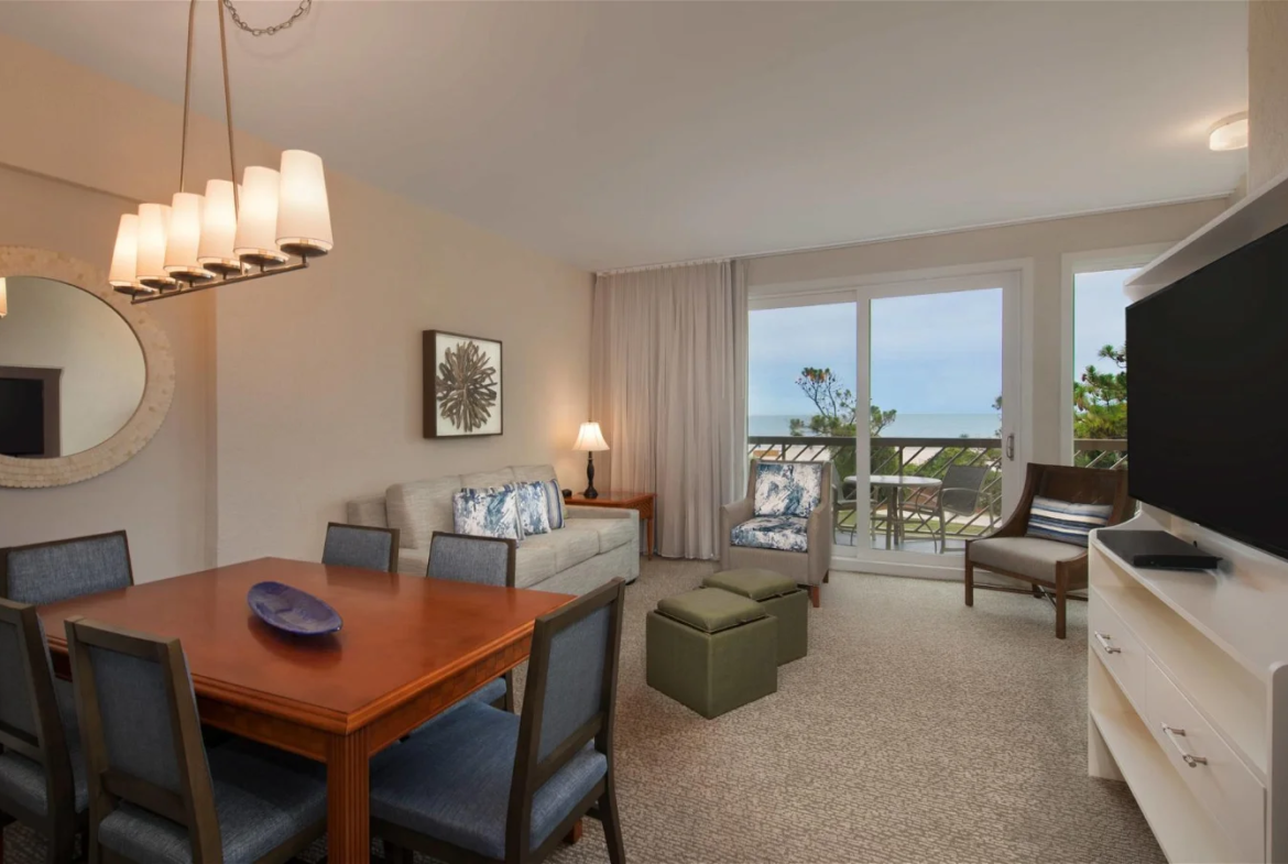 Living Area With Ocean Views