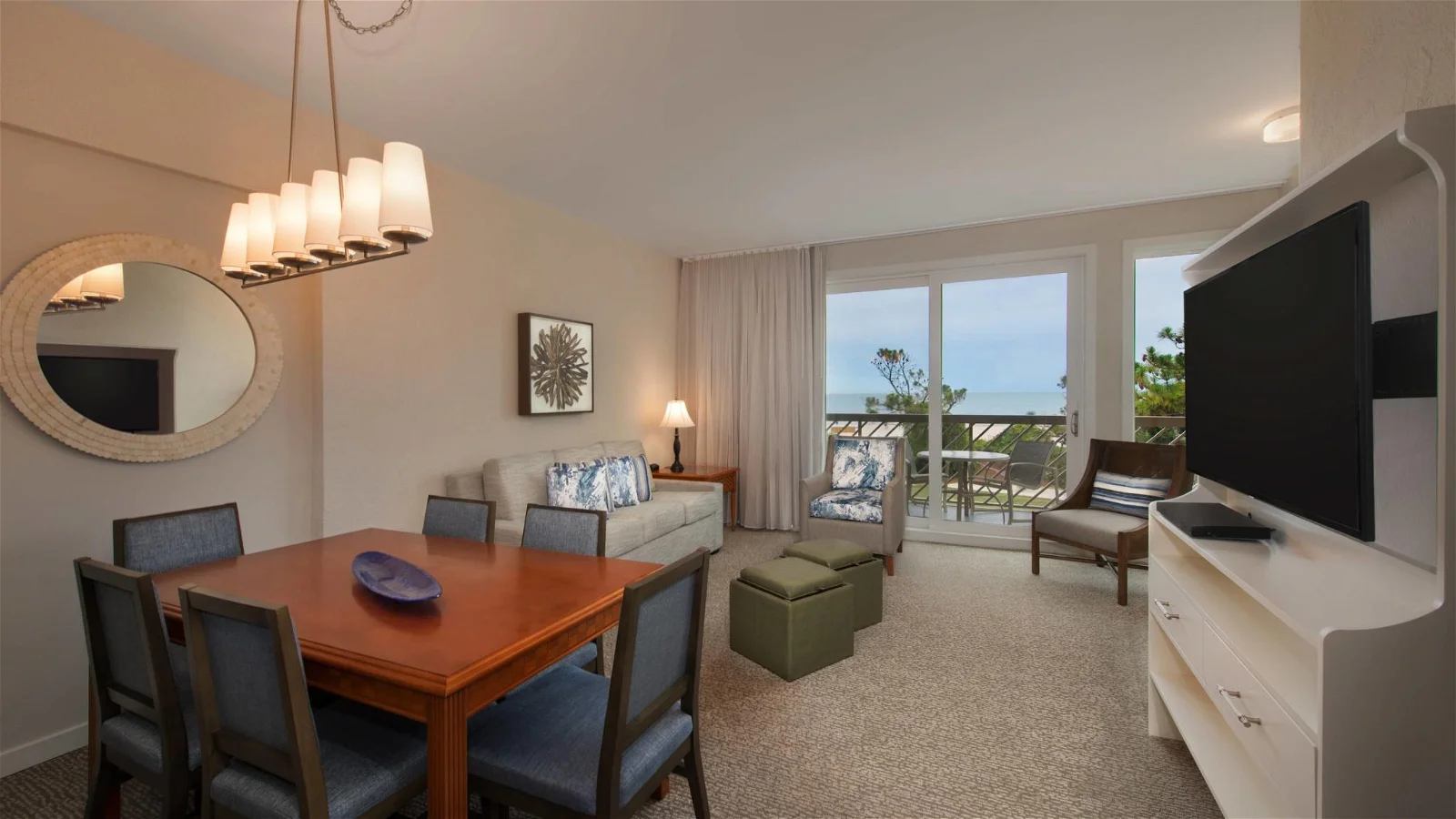 Living Area With Ocean Views