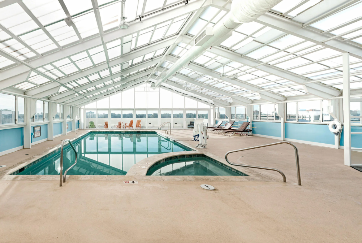 Indoor Pool With Retractable Roof