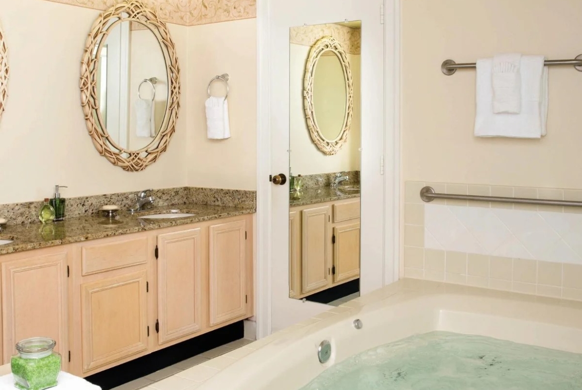 Bathroom With Whirlpool Tub