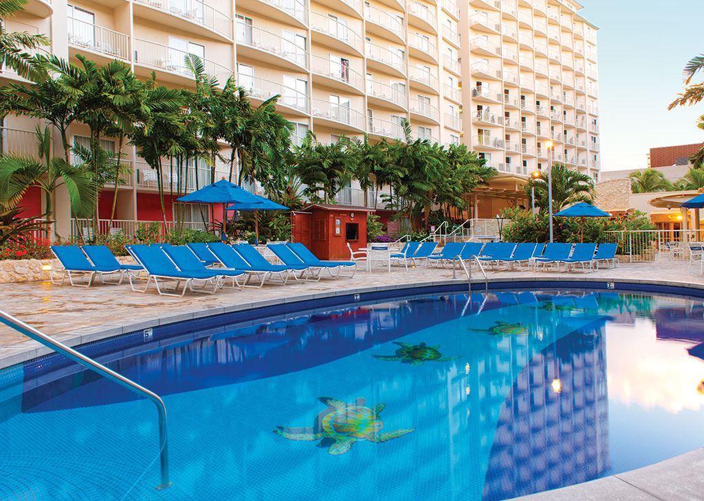 Club Wyndham At Waikiki Beach Walk Pool Area