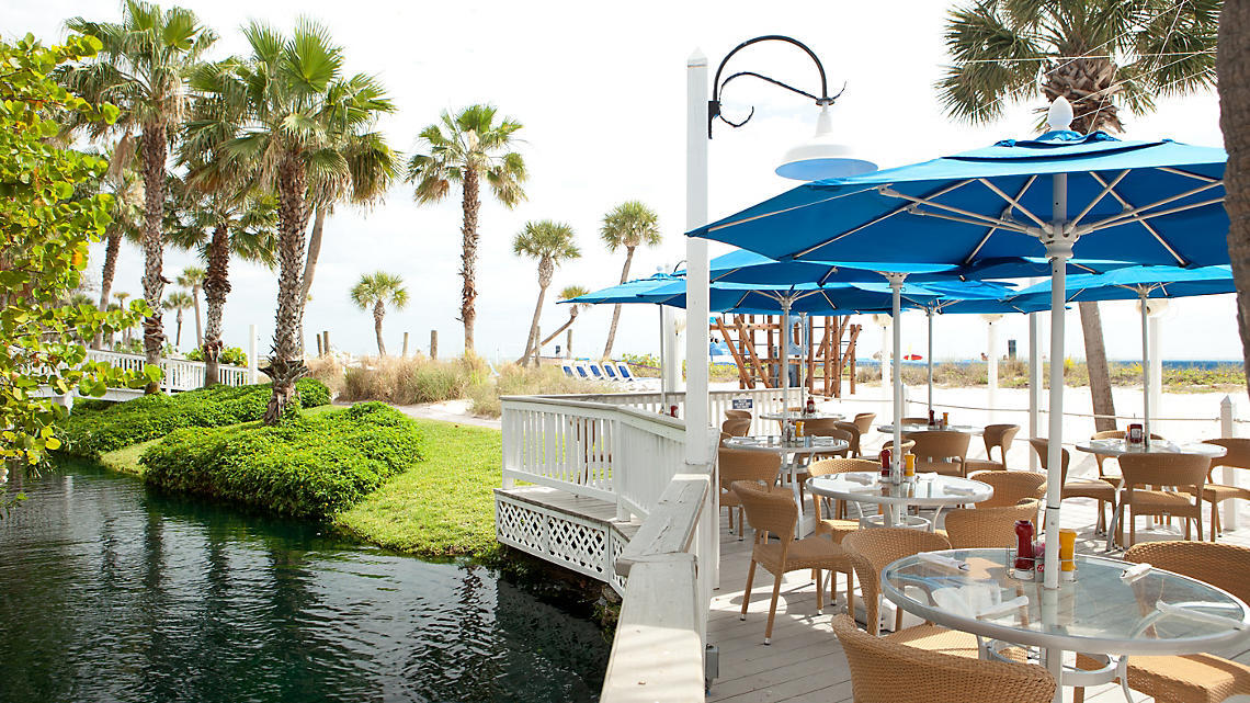 Outdoor dining area