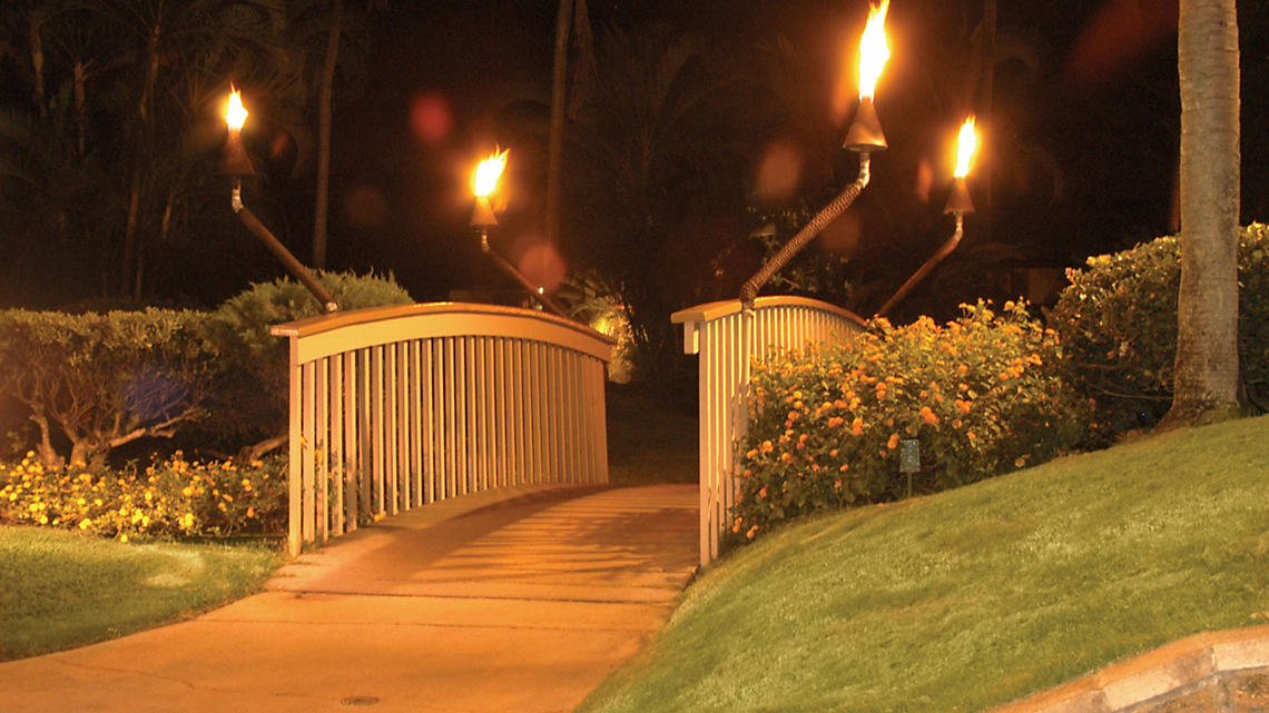 Walkway at Night