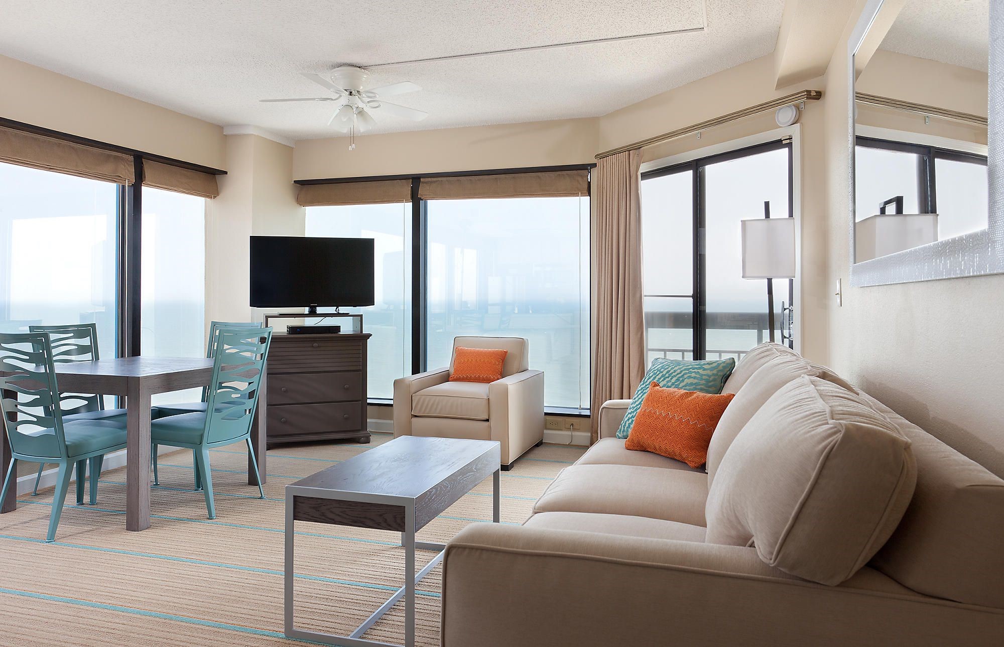 living room of seaglass tower