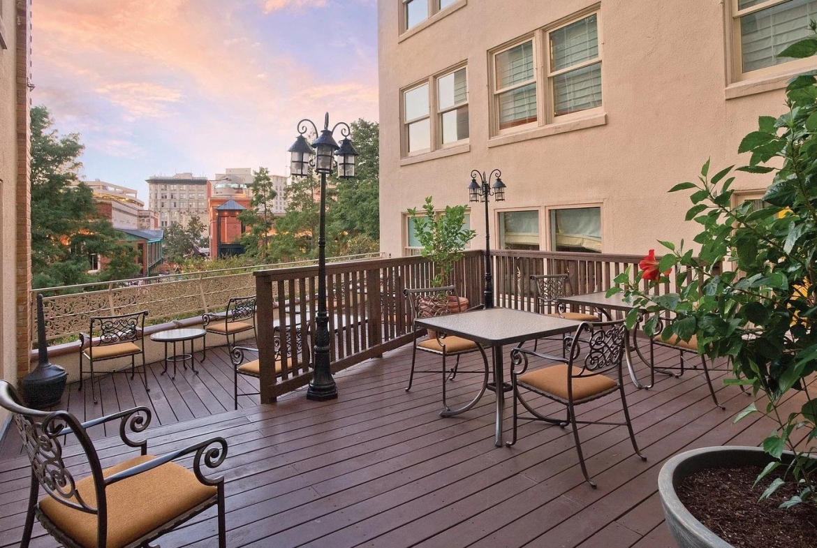 Club Wyndham Riverside Suites Rooftop Terrace