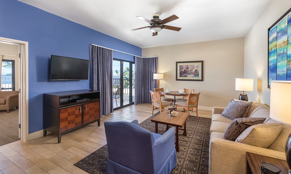 Wyndham Hawaii At Royal Sea Living Room