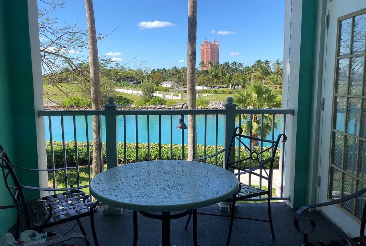 Patio with view of Atlantis