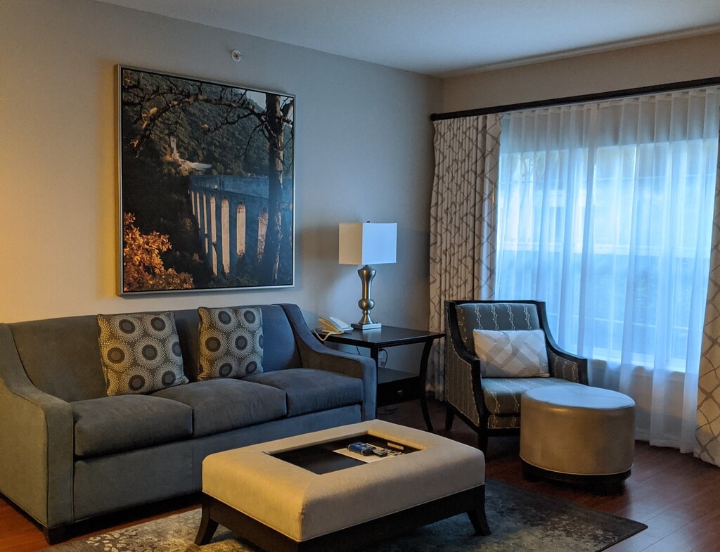 Hilton Grand Vacations at Tuscany Village Living Room2