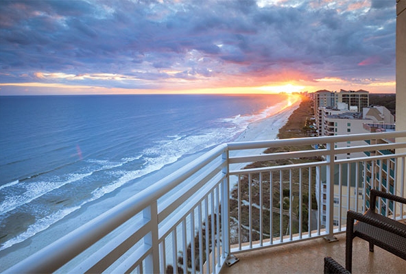 Myrtle Beach from the balcony