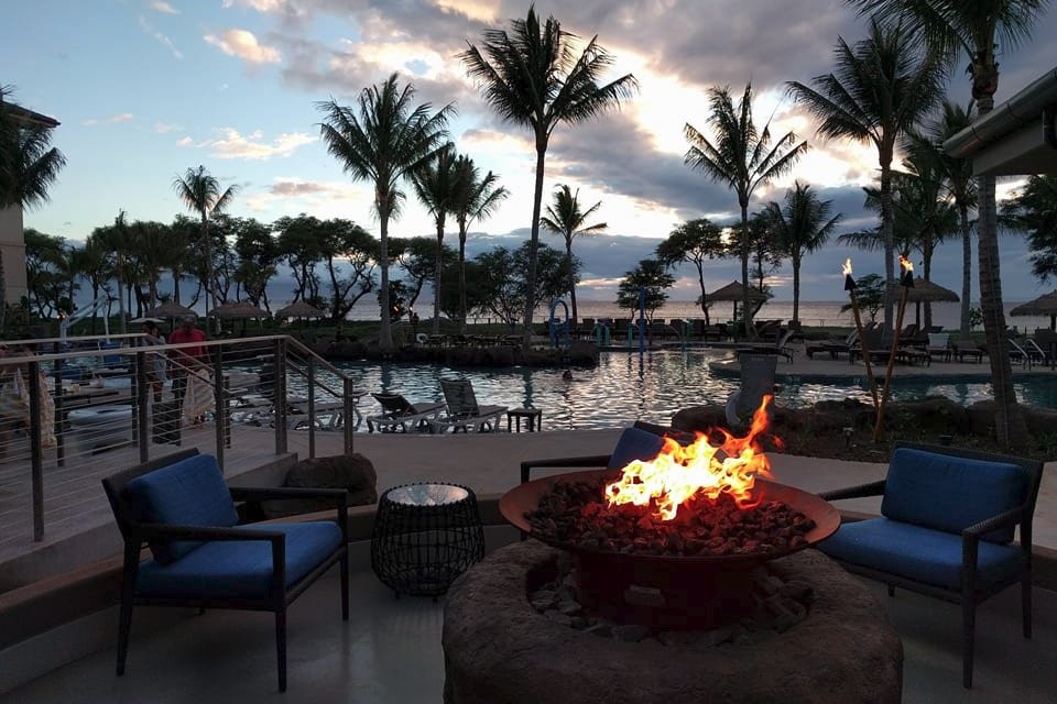 The Westin Nanea Ocean Villas, Ka'Anapali Firepit