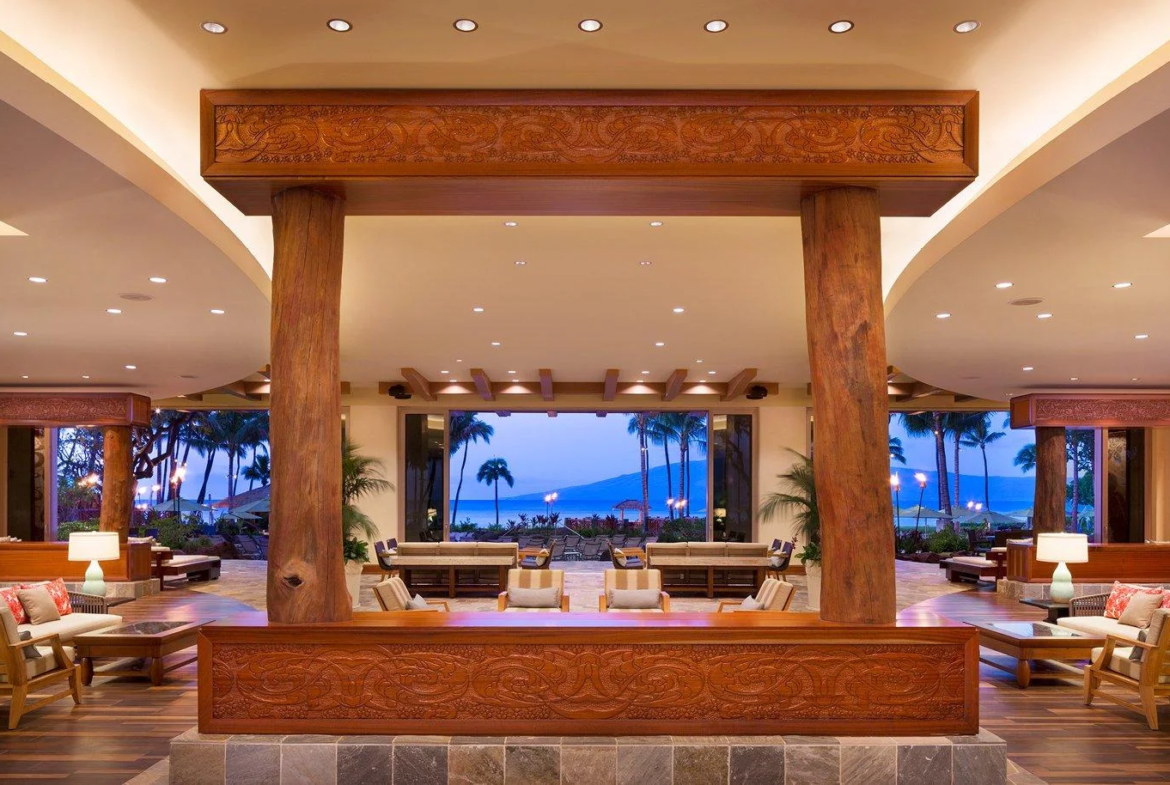 Hyatt Ka'anapali Beach Lobby