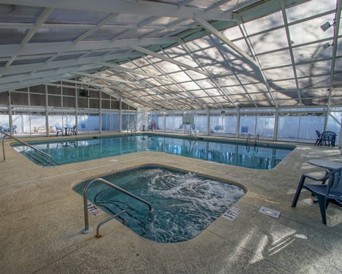 Heated swimming pool