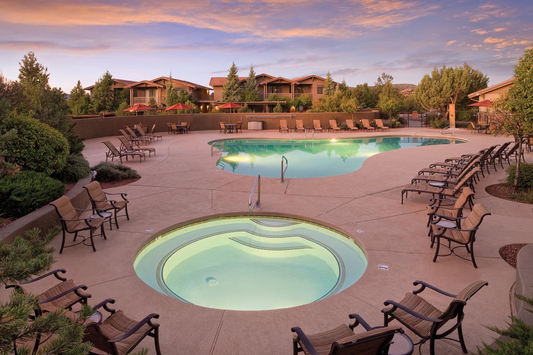 Club Wyndham Sedona Hot Tub