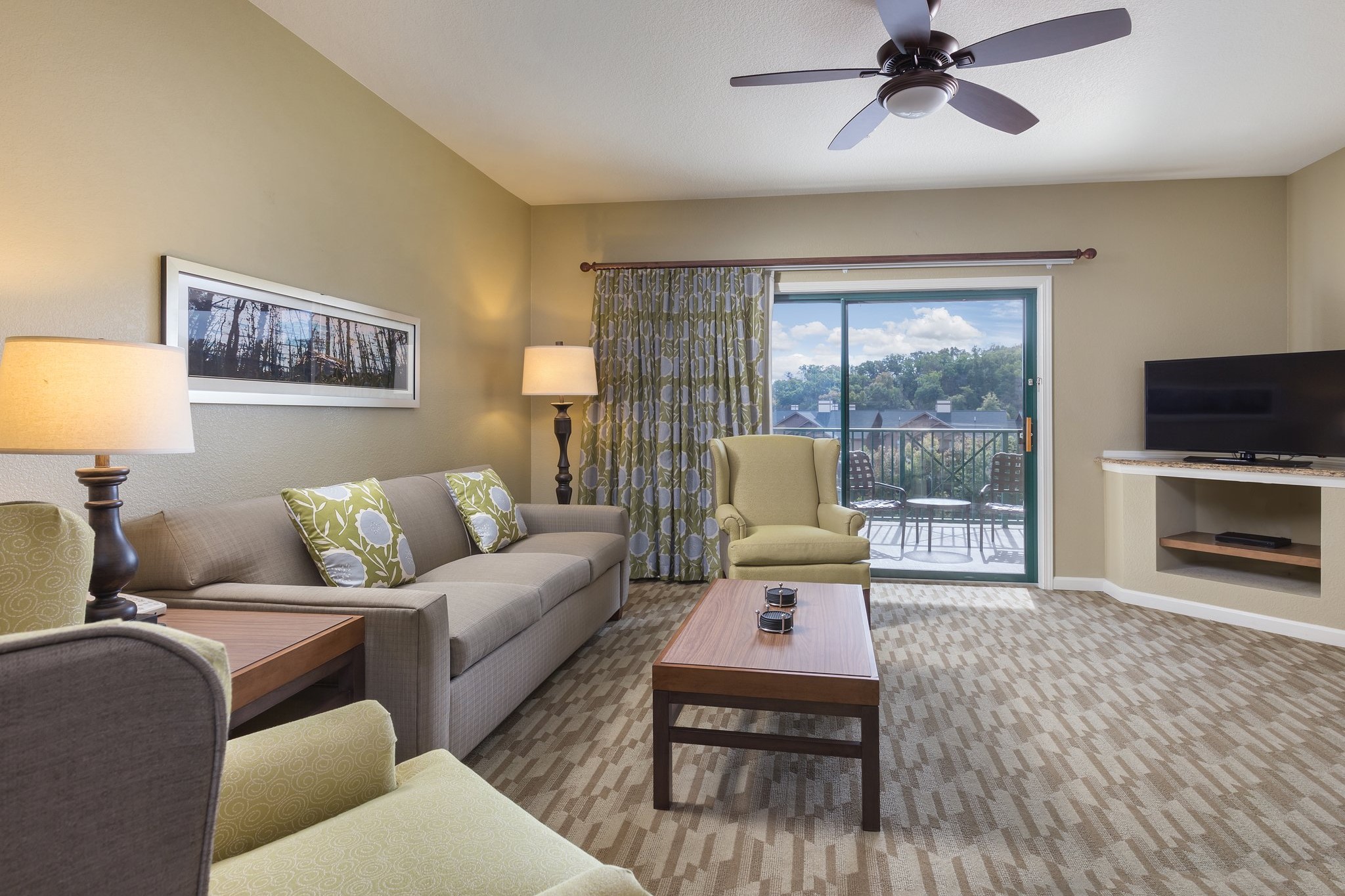 Club Wyndham Smoky Mountains Living Area
