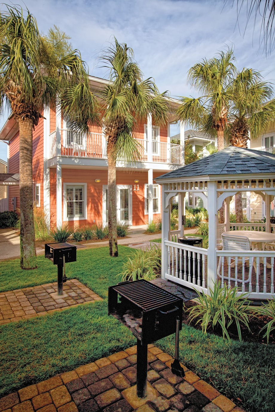 grills and gazebo