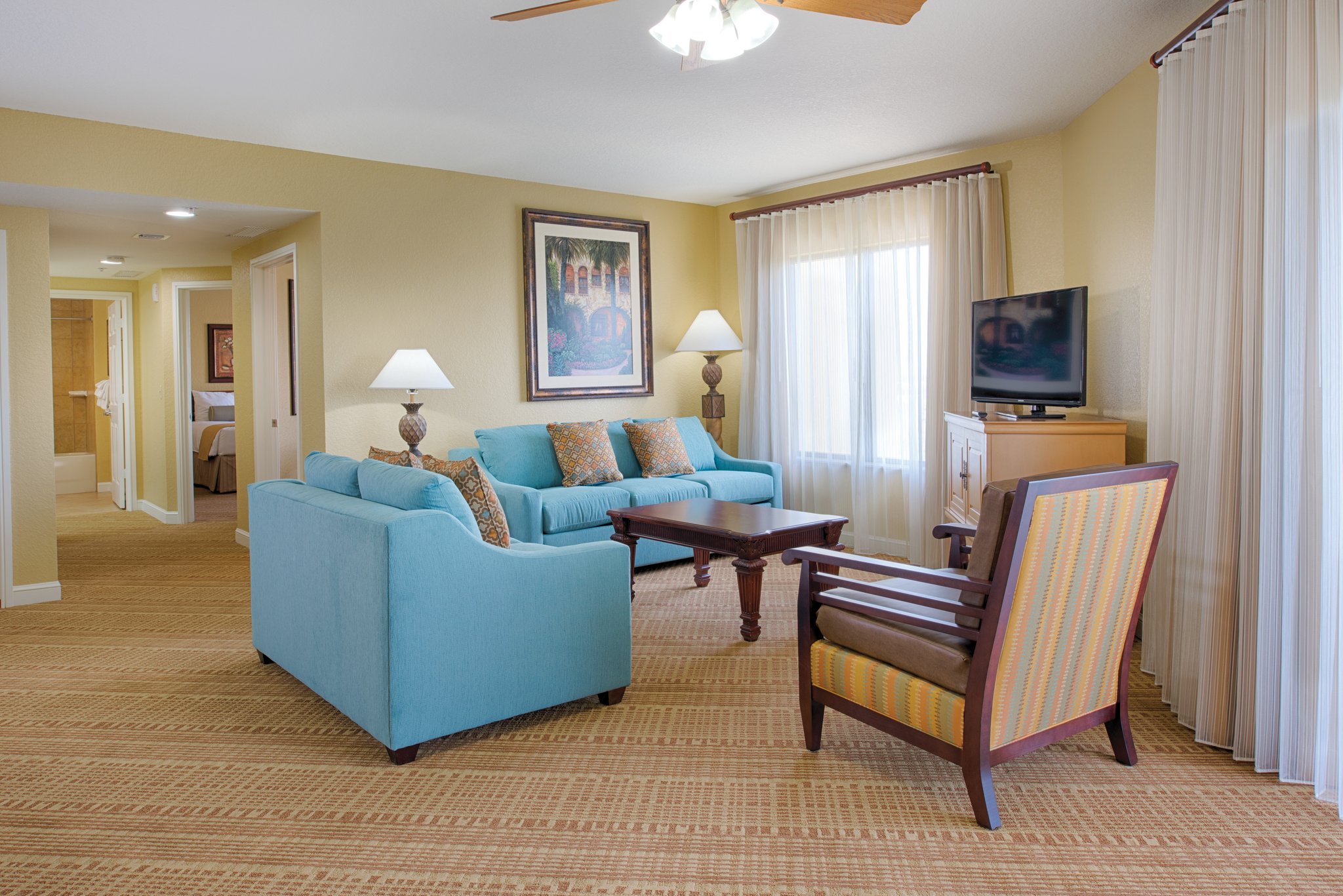 Wyndham Bonnet Creek Resort living room