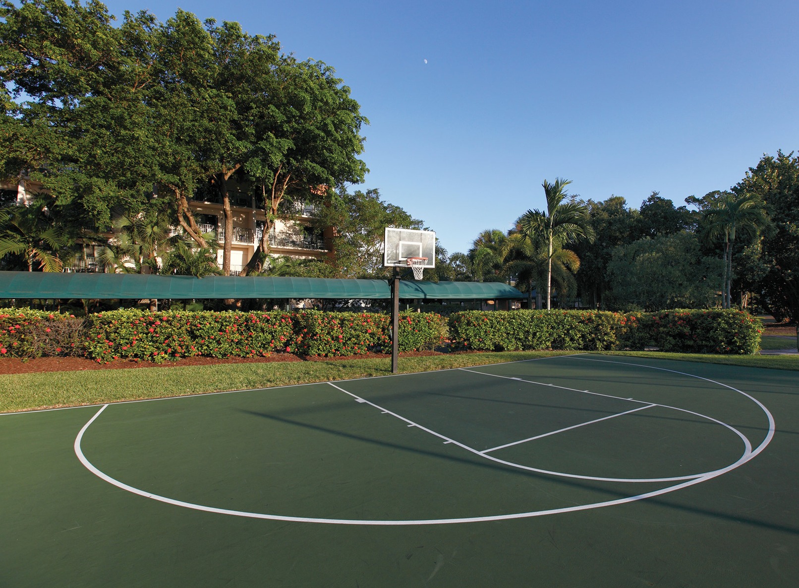 Wyndham Palm Aire half court basketball