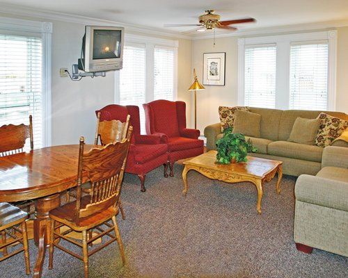 Park Hotel Condominiums Living and Dining Area