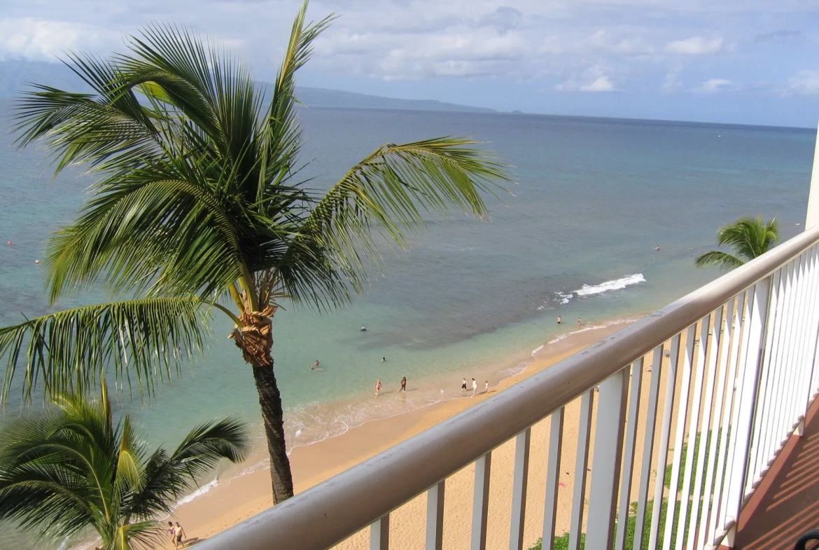 balcony with view