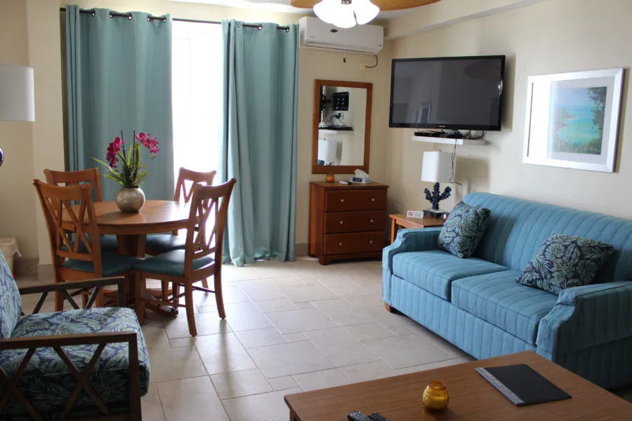 Sint Maarten Sea Palace Living and Dining Area