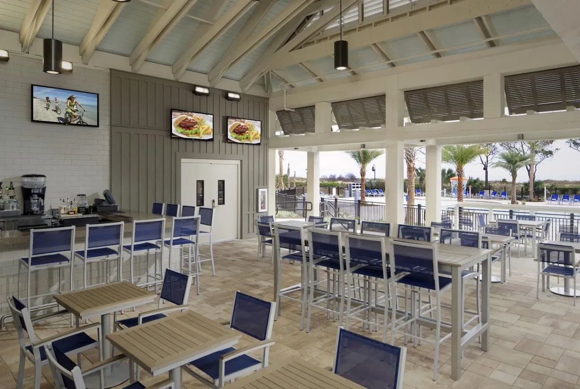 Ocean Oak Resort By Hilton Grand Vacations dining area