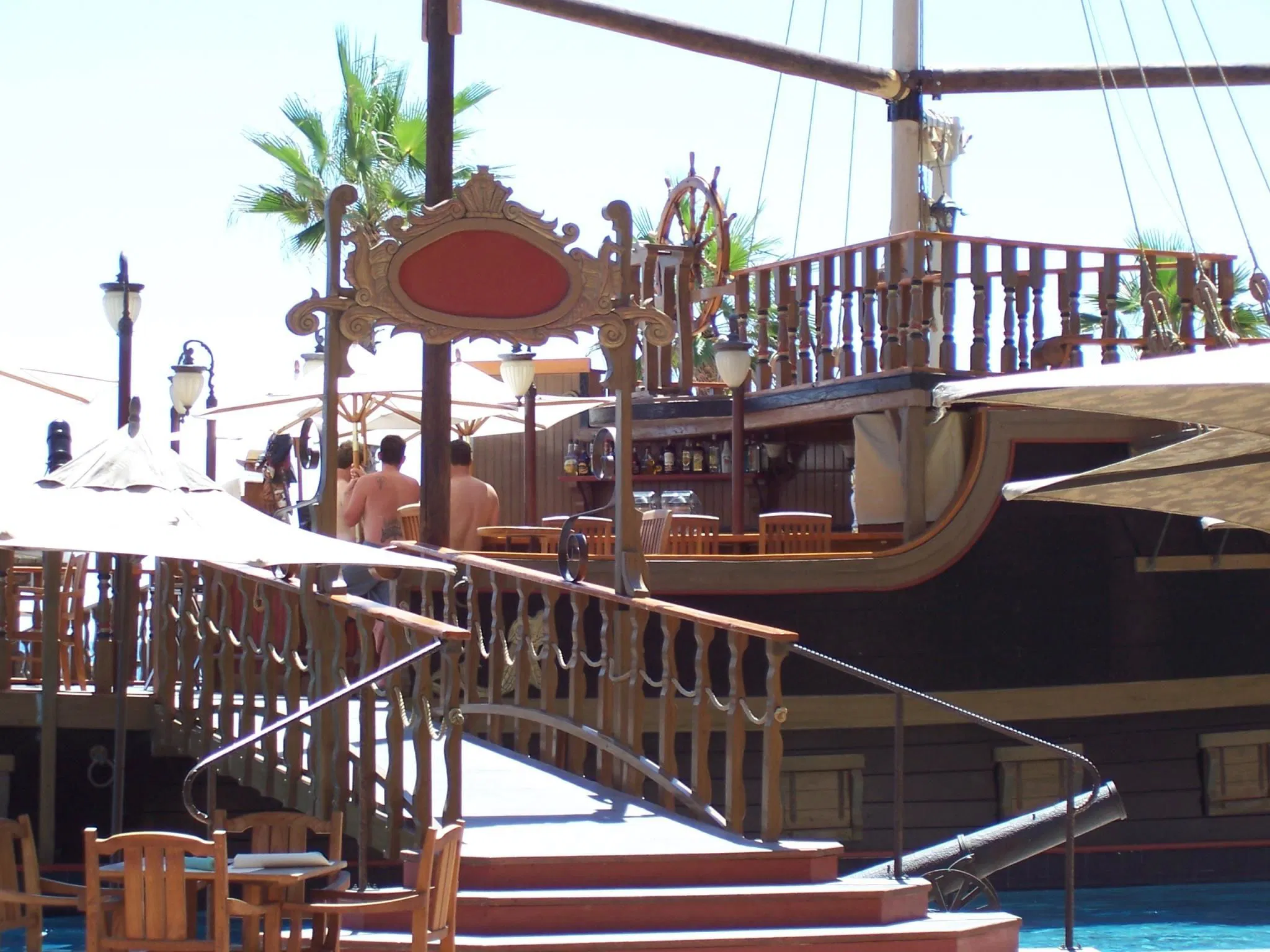 Villa Del Arco Pirate Ship Cafe