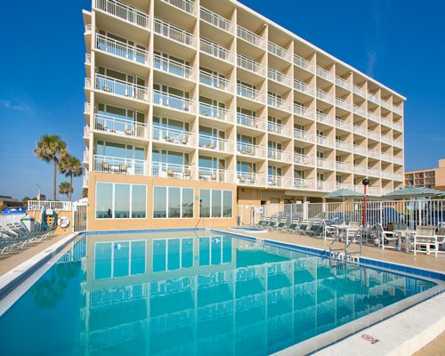 pool outside of resort