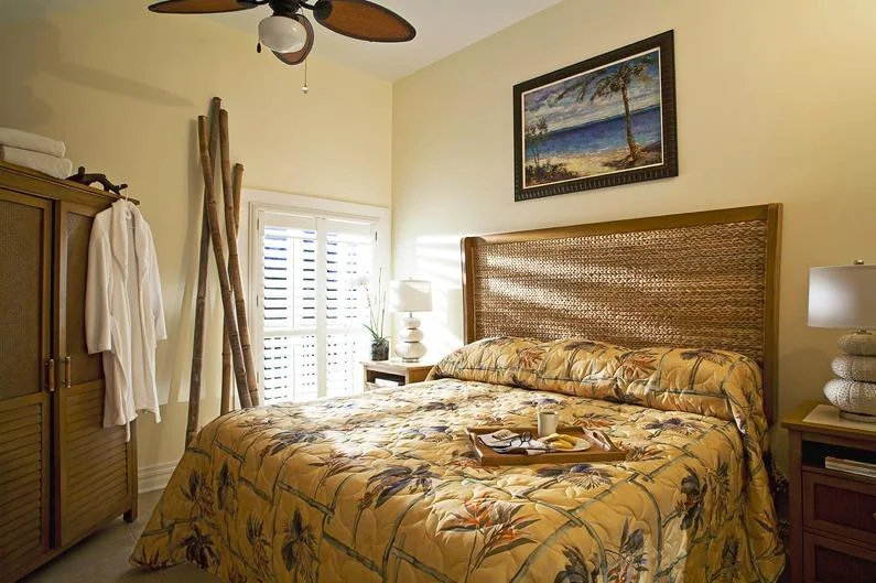 bedroom at Coconut Beach Resort