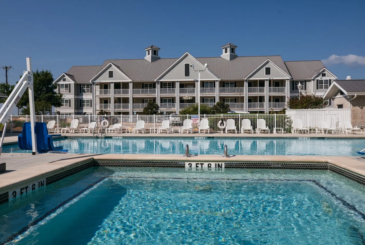 resort pool area