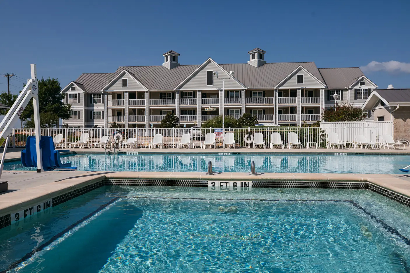 resort pool area