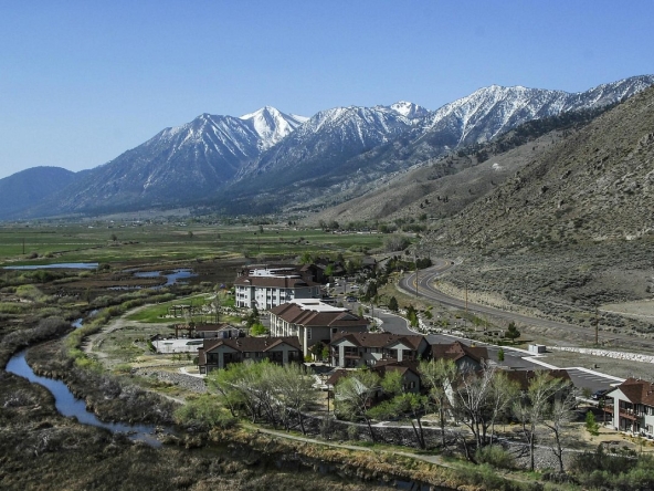 aerial view of resort