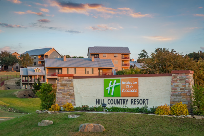 Hill Country Resort sign