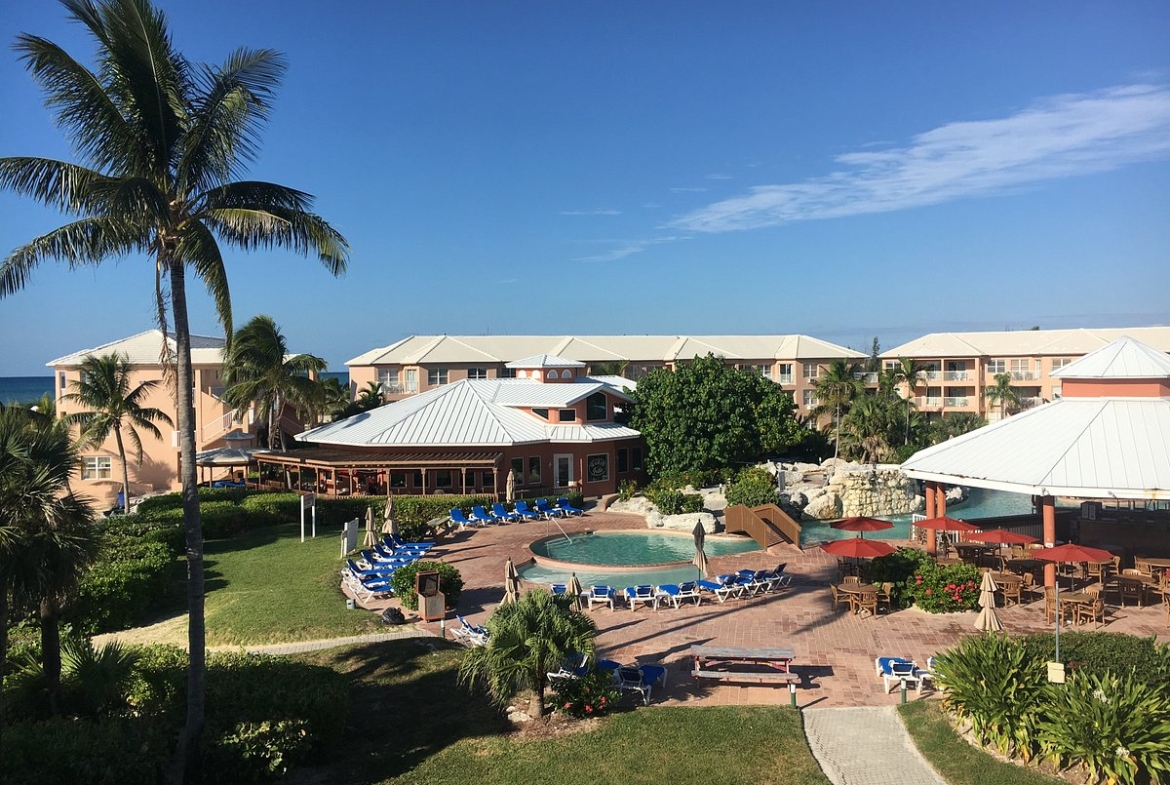 resort pool area