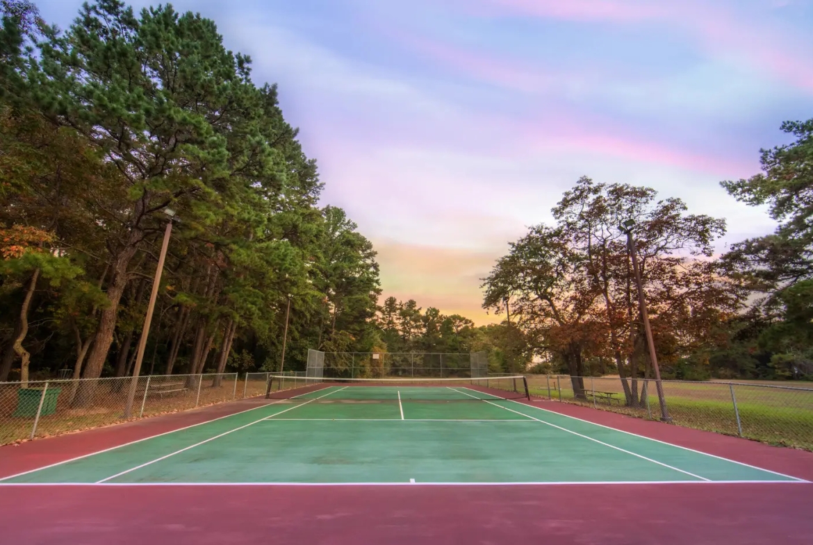 tennis courts