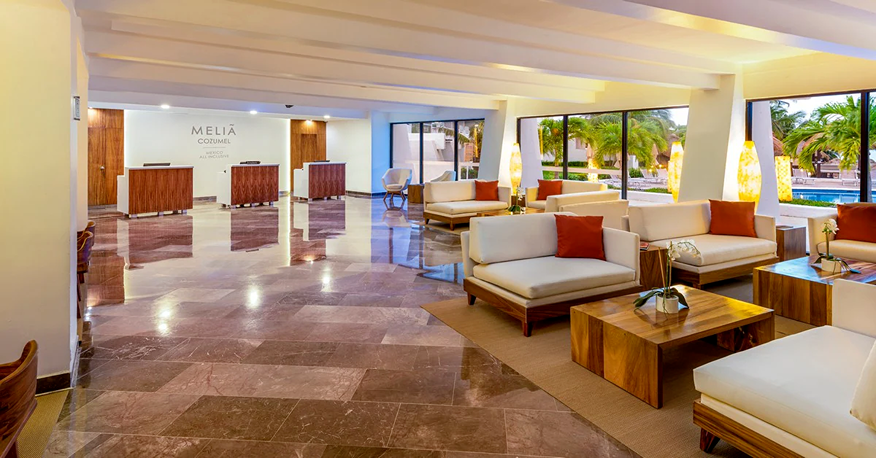 Melia Paradisus Cozumel lobby