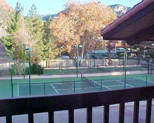 tennis courts