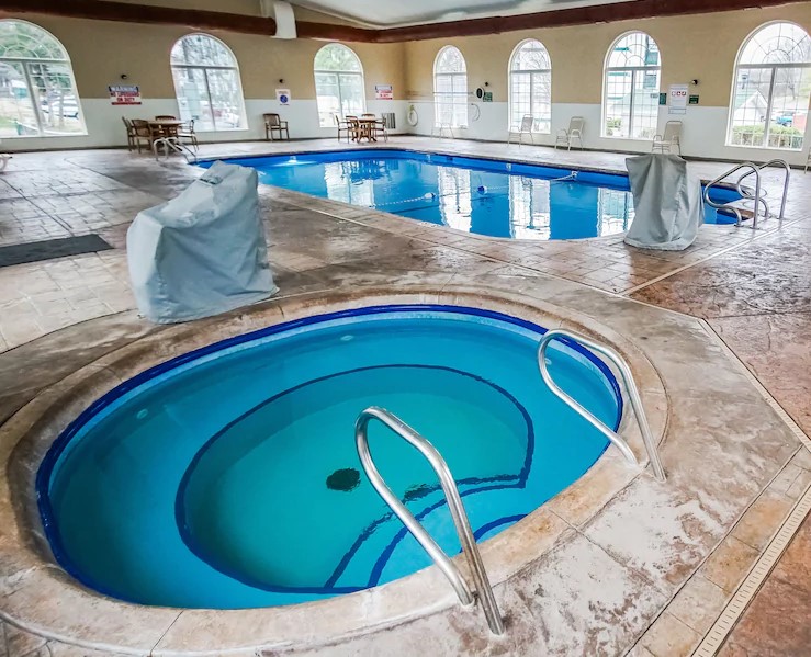 Indoor Swimming Pool and Hot Tub