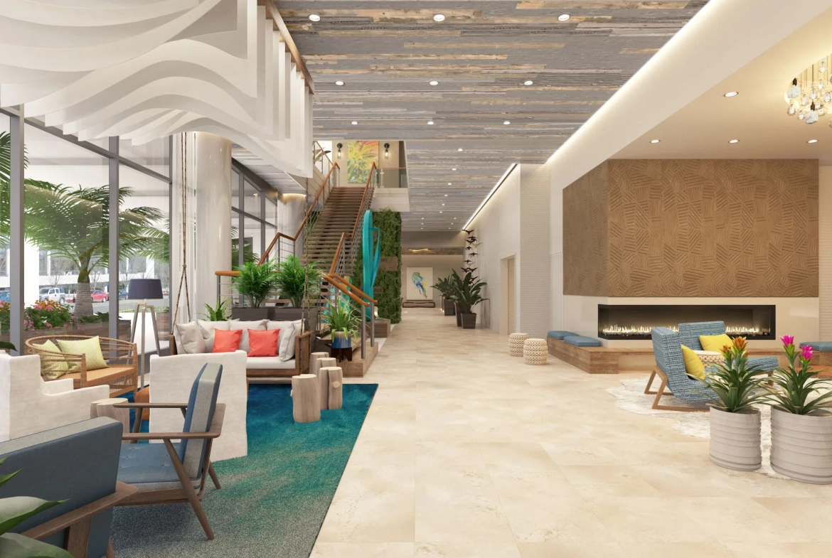 Margaritaville Vacation Club by Wyndham – Nashville lobby